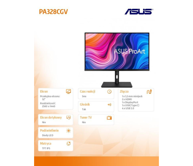 ASUS ProArt PA328CGV - 685789 - zdjęcie 9